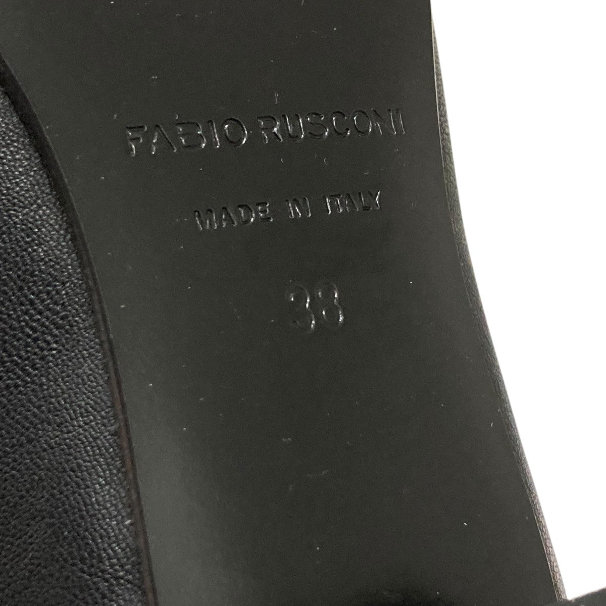 FABIO RUSCONI ポインテッドトゥ ロングブーツ 古着・中古-7枚目のアイテム画像