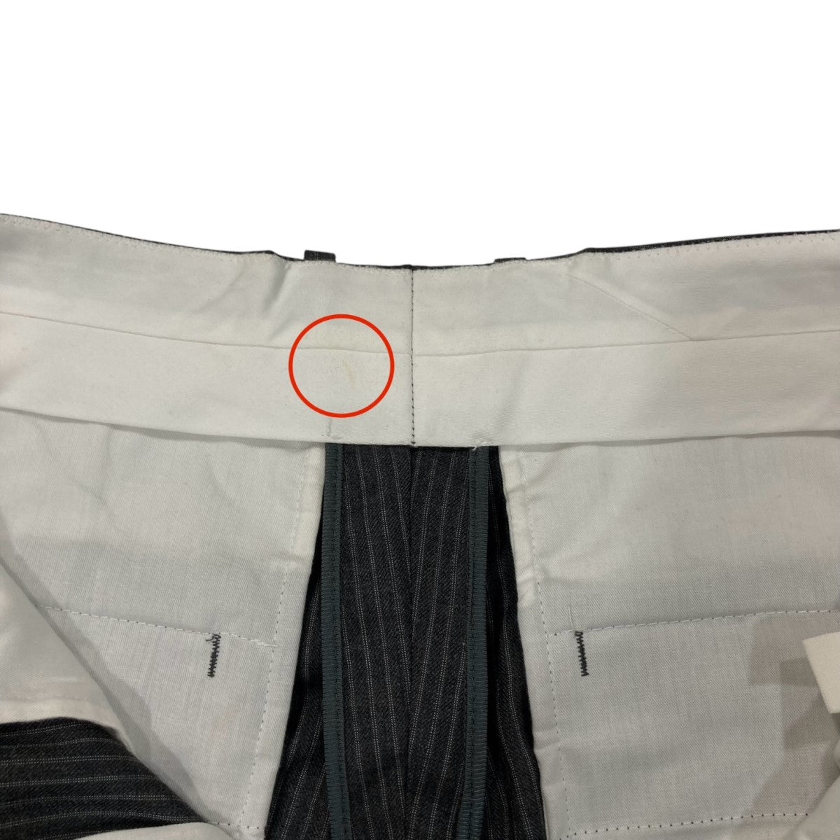Hed Mayner(ヘド・メイナー) Elongated Trousers ストライプ Hed Mayner(ヘド・メイナー) Elongated Trousers ストライプ