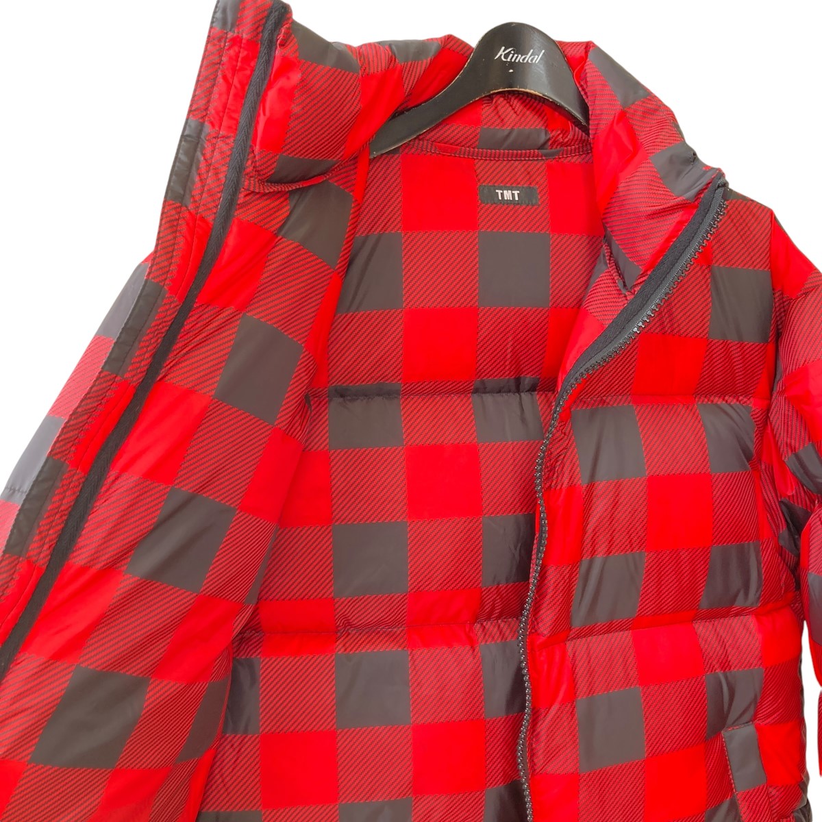 TMT 23AWBUFFALO CHECK DOWN JACKETダウンジャケットTJK F2306 古着・中古-4枚目のアイテム画像