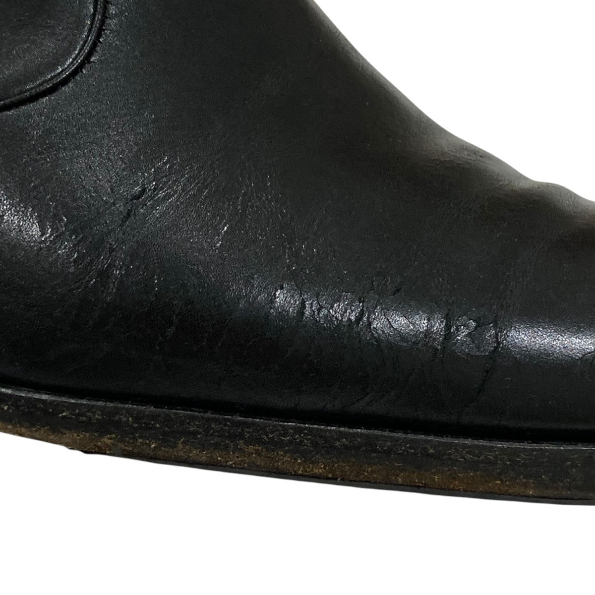 Dior Homme(ディオールオム) エディ期レザーヒールブーツ ブラック 