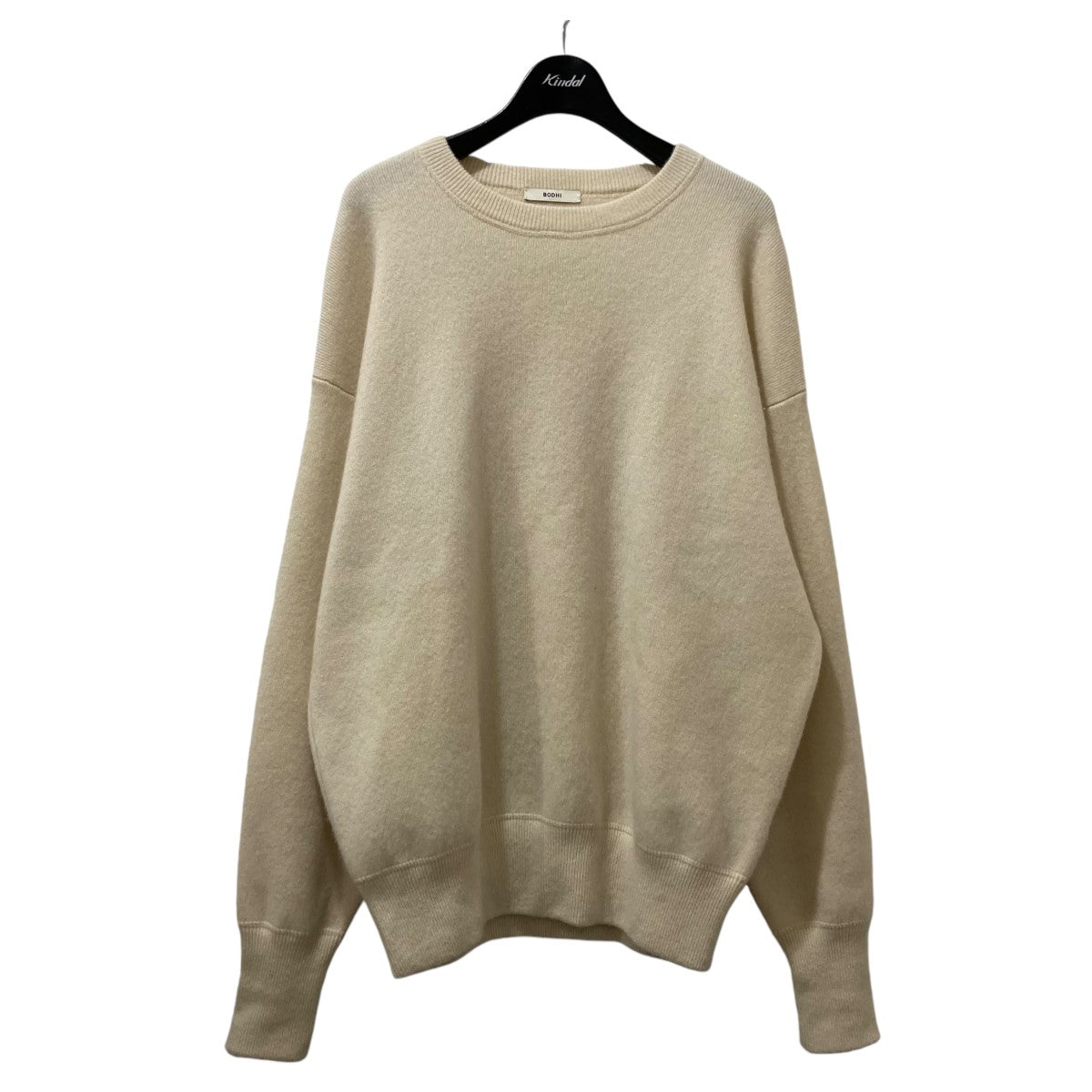 CASHMERE HEAVY SWEATSHIRTカシミヤクルーネックニットB015001