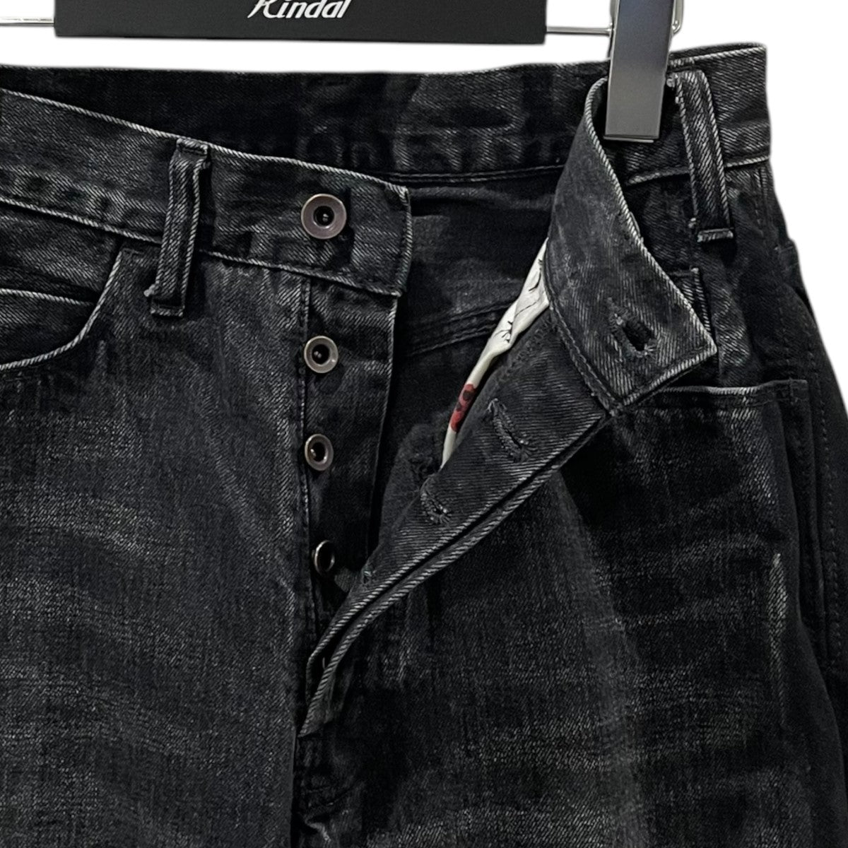 BRU NA BOINNE(ブルーナボイン) 加工デニムパンツ 7348A 7348A