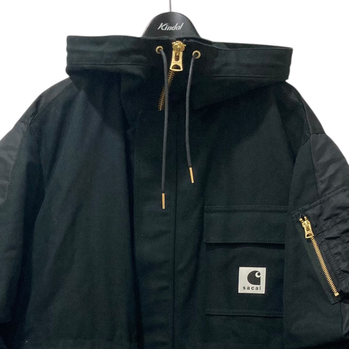 sacai×Carhartt WIP 2024SS Duck Nylon Twill Coat ダック×ナイロン  
