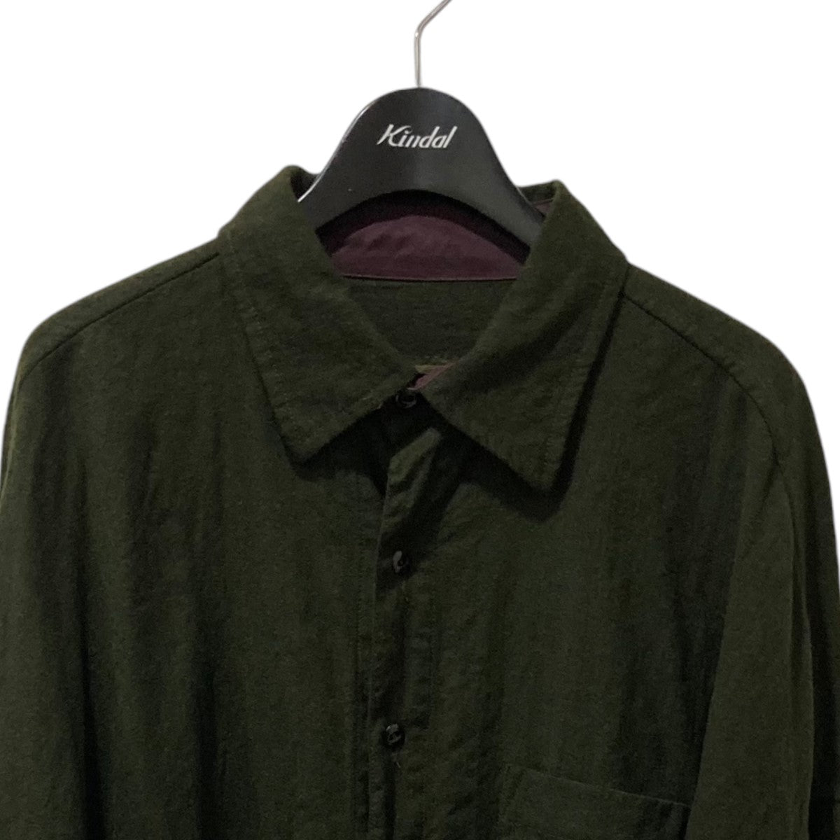 SHIRT AXL WOOL MARウールロングスリーブシャツ