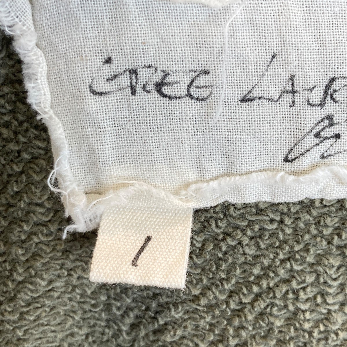 GREG LAUREN ARMY ／ RECYCLED FLEECE 50-50 Sスウェットパンツ 古着・中古-5枚目のアイテム画像