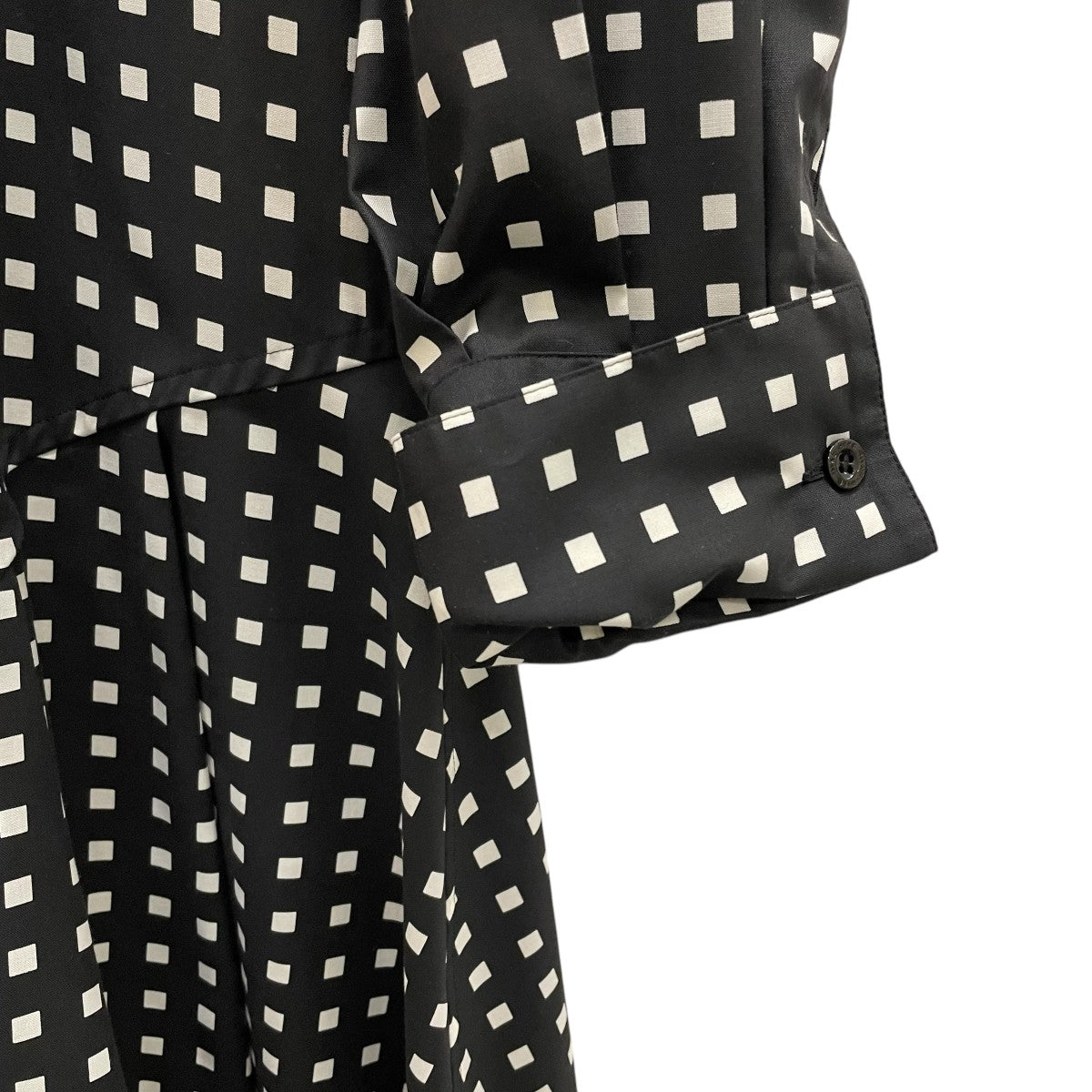 HYKE(ハイク) 23AWFD SQUARE PATTERN BOSOM DRESSシャツ HYKE(ハイク) 23AWFD SQUARE PATTERN BOSOM DRESSシャツ
