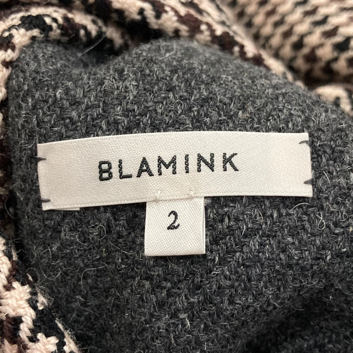 BLAMINK(ブラミンク) リバーシブル ショートスリーブコート 7925-230-0327 7925-230-0327 グレー×ベージュ サイズ  2｜【公式】カインドオルオンライン ブランド古着・中古通販【kindal】