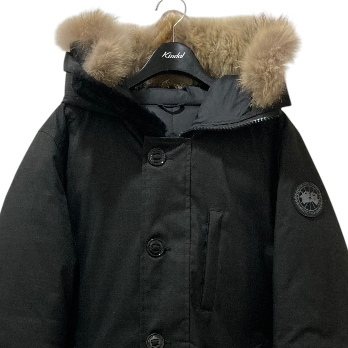 CANADA GOOSE(カナダグース) JASPER PARKA EDIFCE別注ダウンジャケット ブラック サイズ  S｜【公式】カインドオルオンライン ブランド古着・中古通販【kindal】