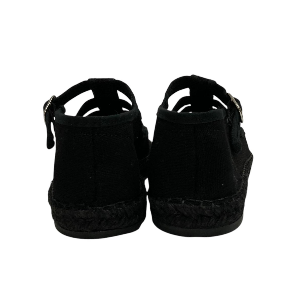 【関税込み】Bode ブラック Peggy エスパドリーユ BODE(ボーディ) PEGGY ESPADRILLEキャンバスエスパドリーユ