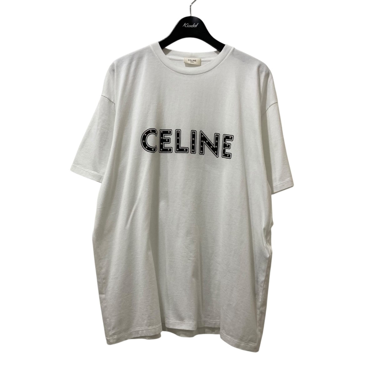 CELINE(セリーヌ) スタッズロゴ クルーネックTシャツ2x687501f