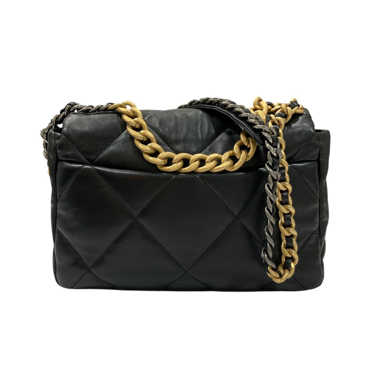 シャネルのシャネル19 LARGE HANDBAG チェーンショルダーバッグです。 CHANEL バッグ 古着・中古アイテム