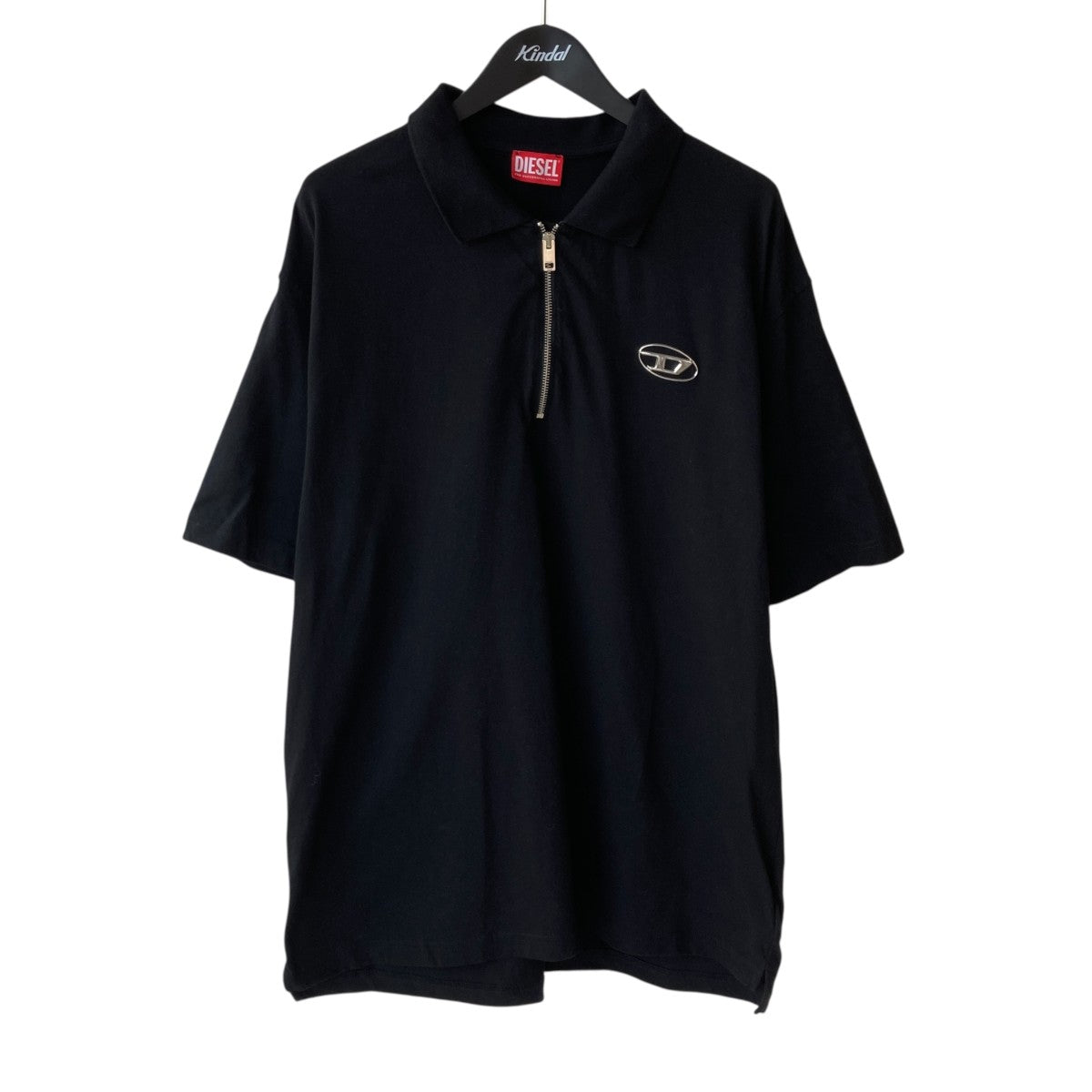 DIESEL ジップアップポロシャツA11251 古着・中古-1枚目のアイテム画像