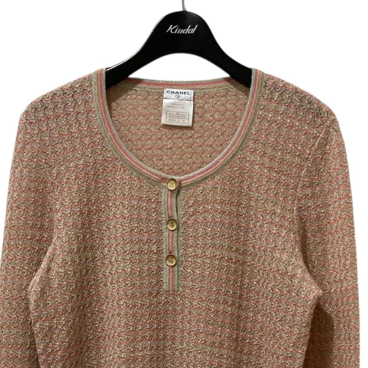 CHANEL(シャネル) ヘンリーネックカシミヤセーターP29639K00229