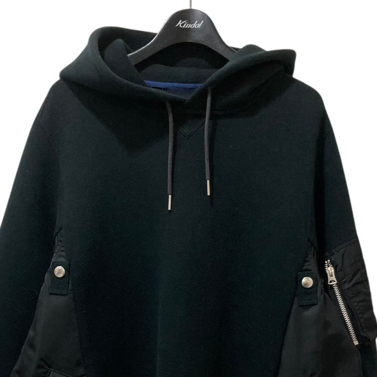 sacai(サカイ) ナイロンドッキングパーカーSCM-044 SCM-044 ブラック サイズ 3｜【公式】カインドオルオンライン  ブランド古着・中古通販【kindal】