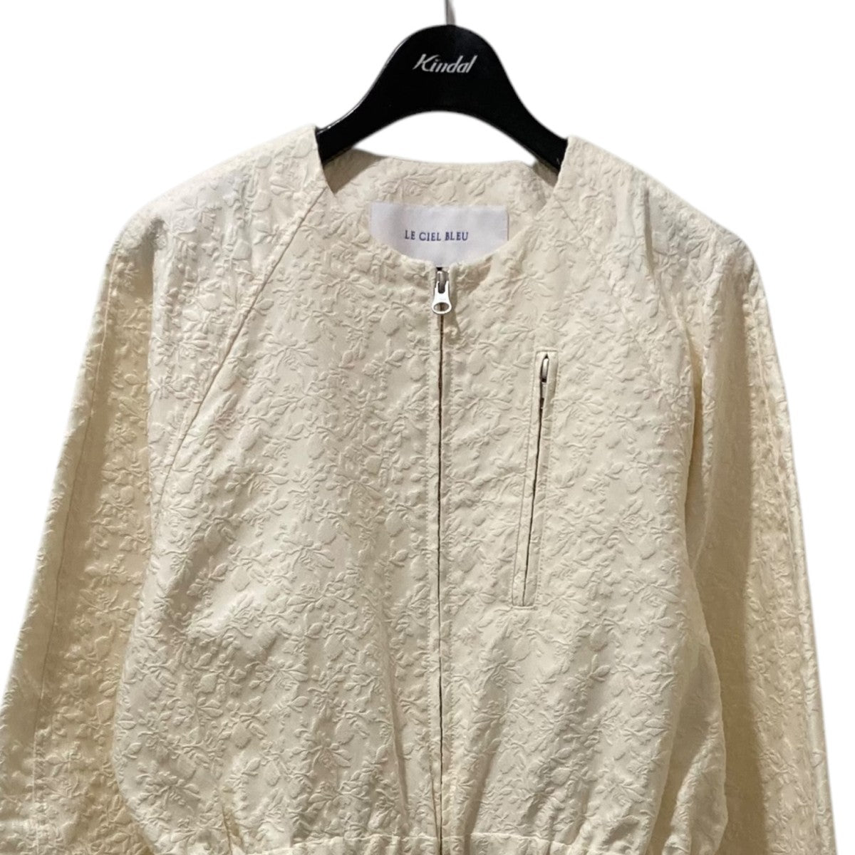 ジャカードボンバードレス Jacquard Bomber ルシェルブルー