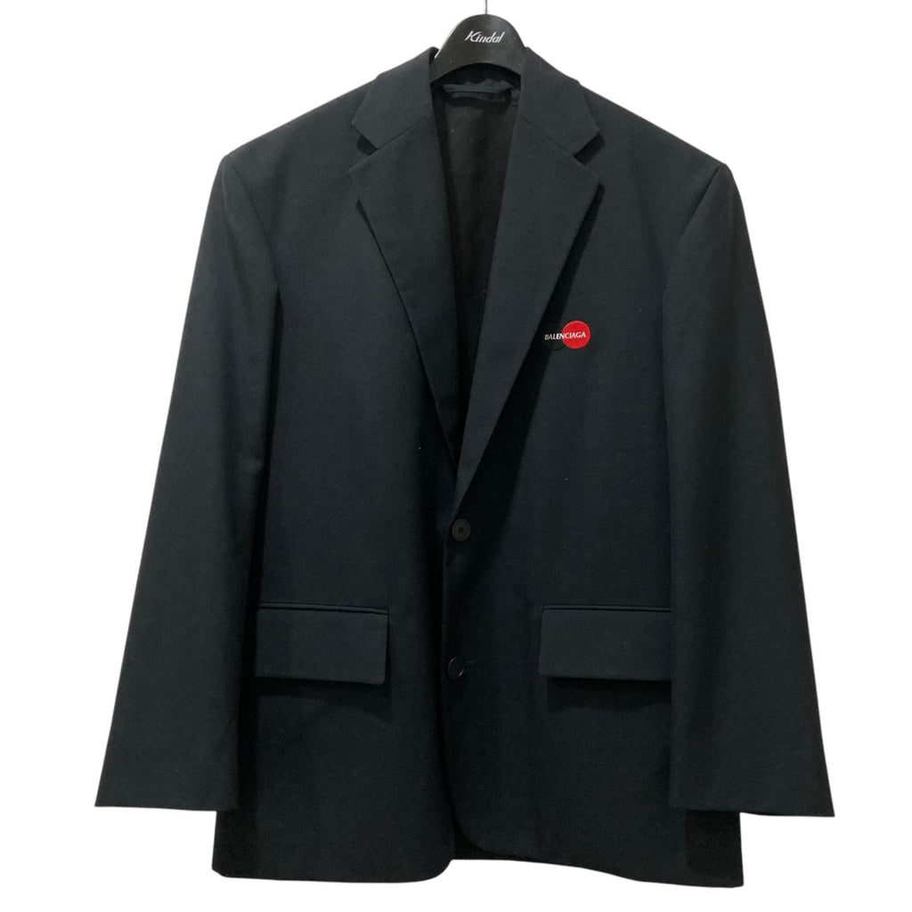 BALENCIAGA / バレンシアガ | ロゴボタン シングルブレスト テーラード  