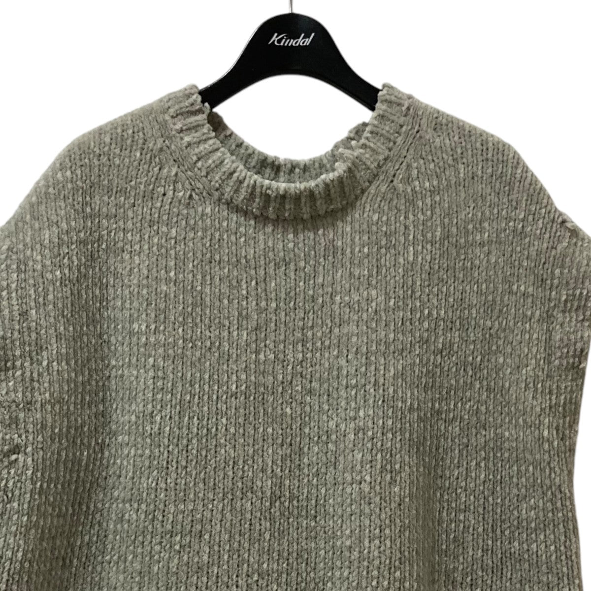 ATON(エイトン) ニットベストKR AG NW,0812 KR AG NW,0812 グレー