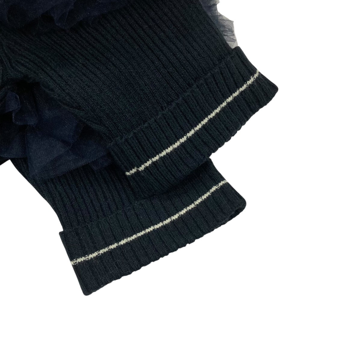 GISELLE TULLE KNITチュールニットトップスB31-KN021NVF