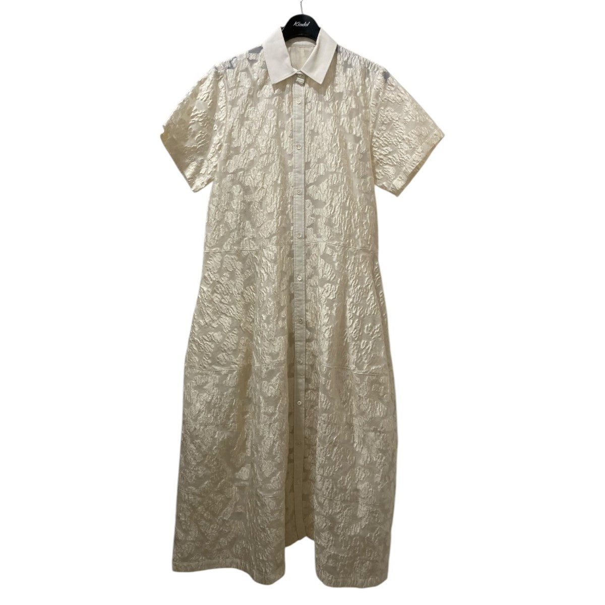 LE CIEL BLEU(ルシェルブルー) Sheer Jacquard Dressシアージャ