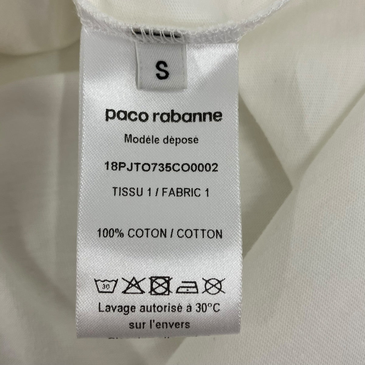 ロゴTシャツ18PJTO735CO0002