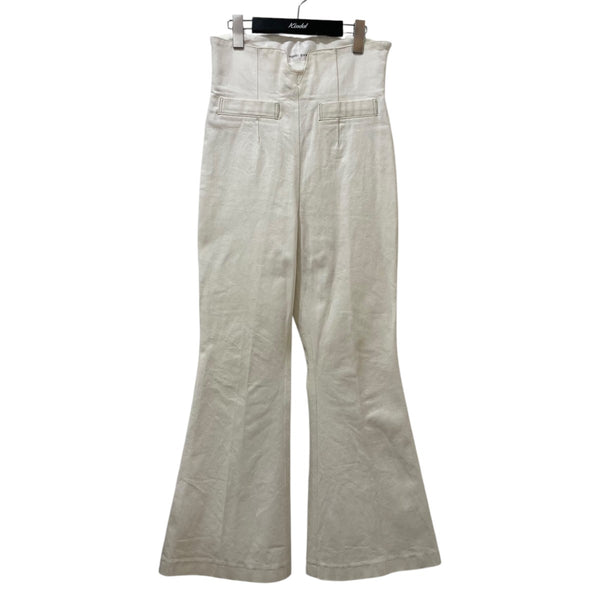 YOHEI OHNO(ヨウヘイ オオノ) ハイウエストフレアデニムパンツ