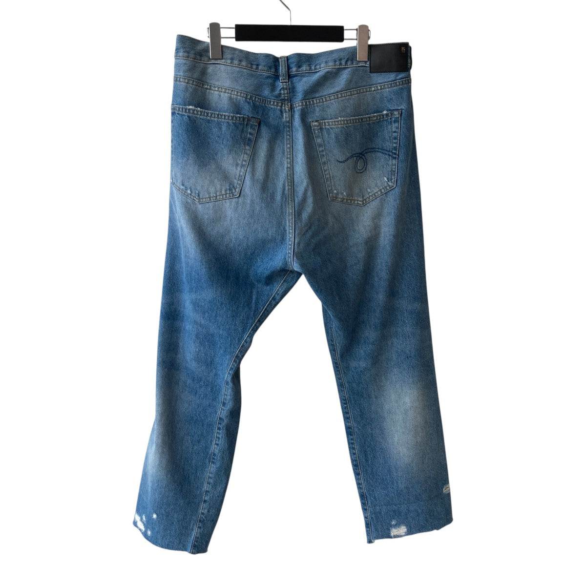 R13(アールサーティーン) Crossover distressed-effect jeans