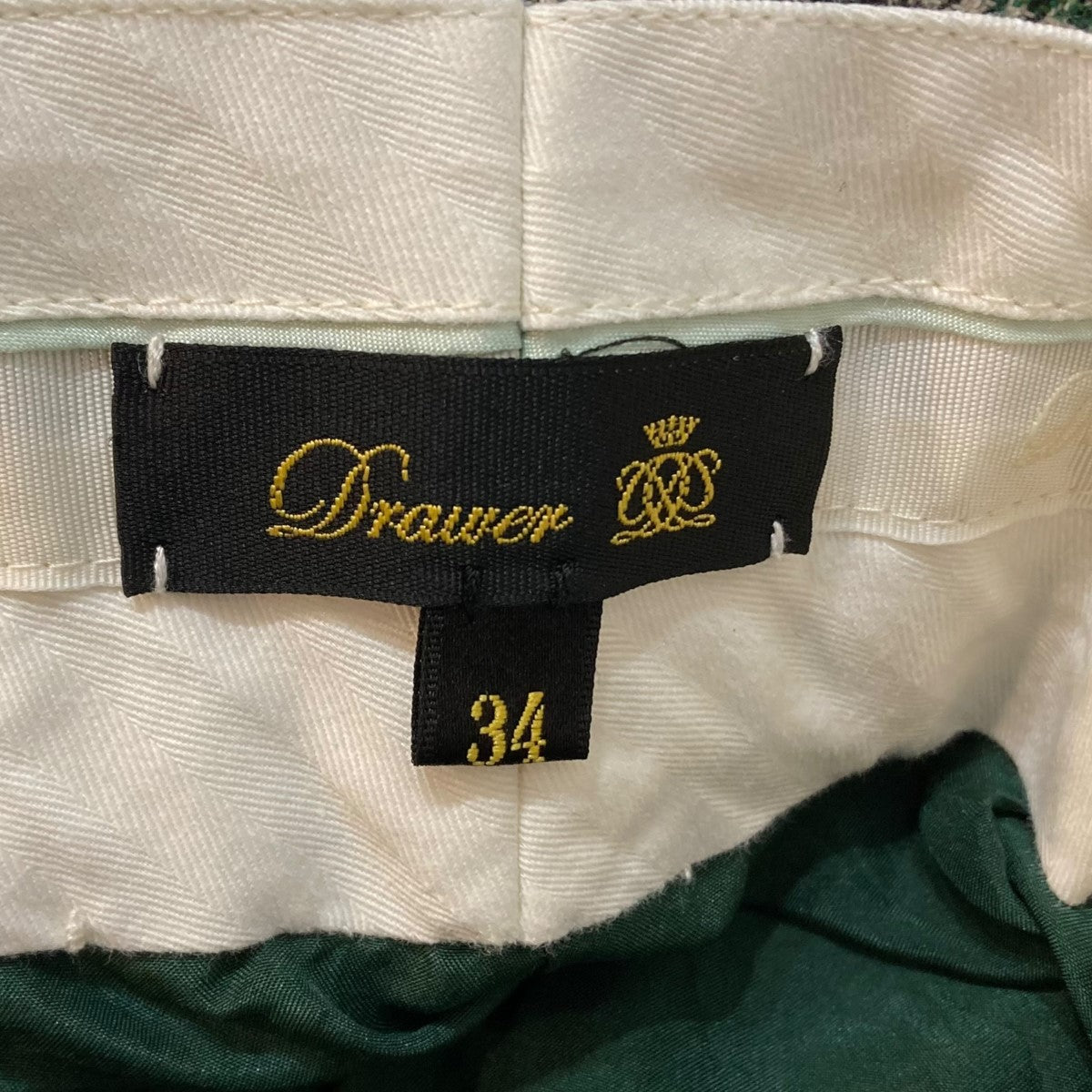 Drawer チェックスラックスパンツ6514 236 0936 古着・中古-7枚目のアイテム画像
