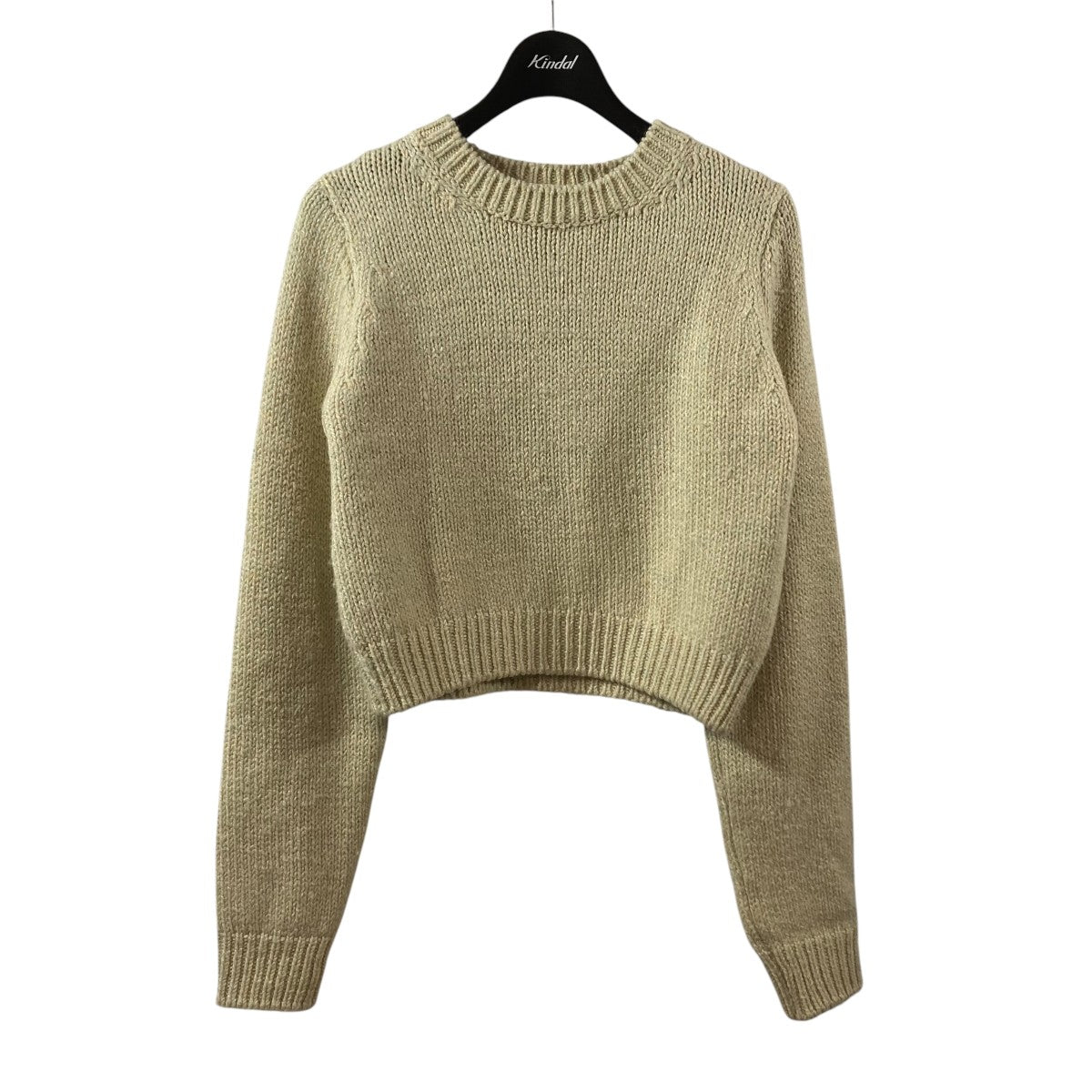 AURALEE(オーラリー) MILLED WOOL MOLE KNIT BIG P／Oミルドウールプル