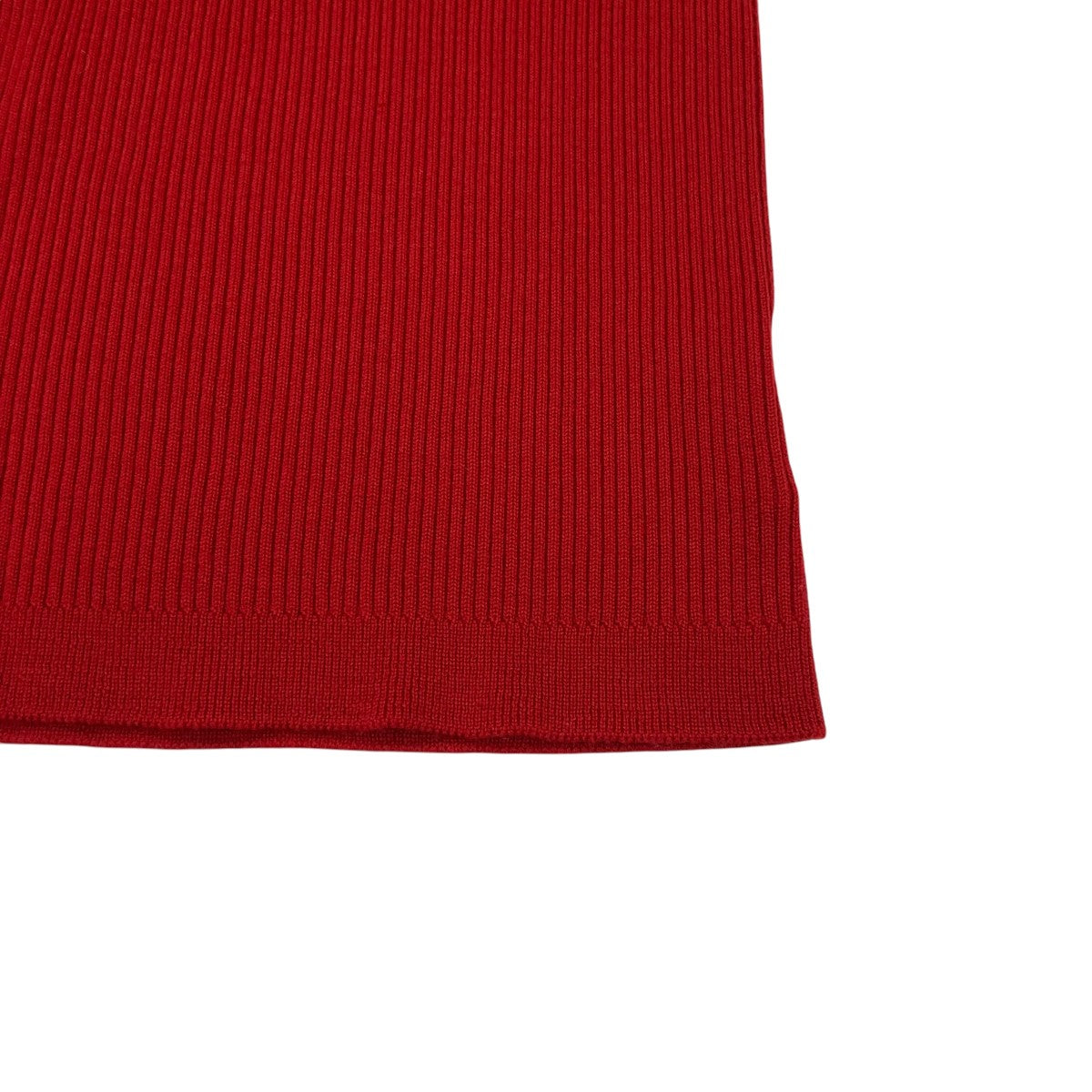 バトナー BATONER RIBNITURE CREW NECK クルーネックリブニット BN-23FL-036 レッド サイズ：1 BATONER(バトナー) RIBNITURE CREW NECKクルーネックリブニット