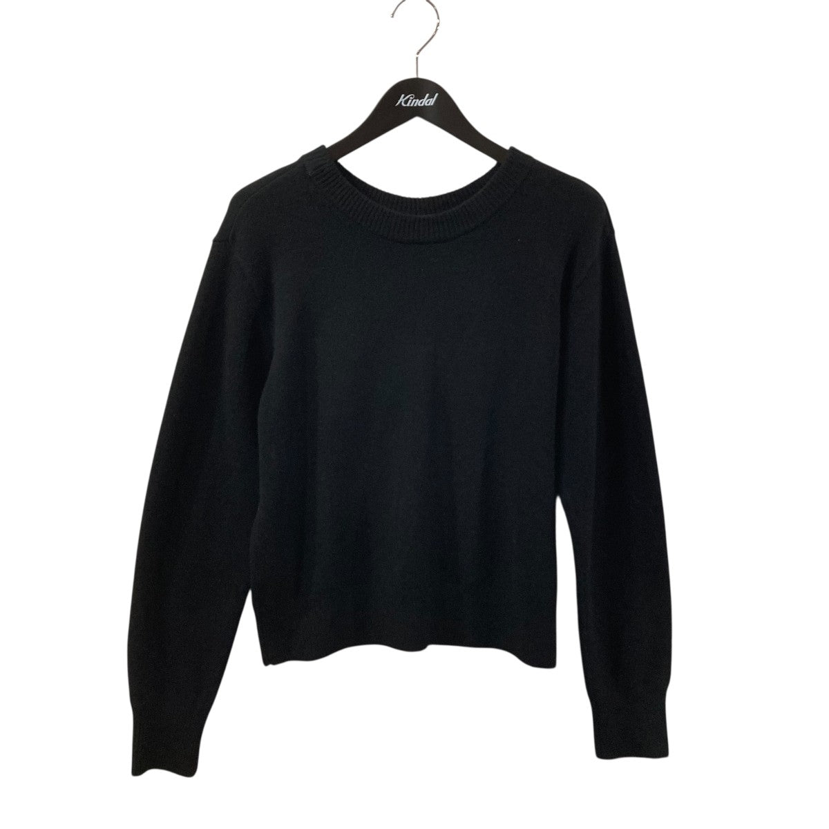 W FACE CENTER SLIT KNIT TOPSクルーネックニット17106-2232