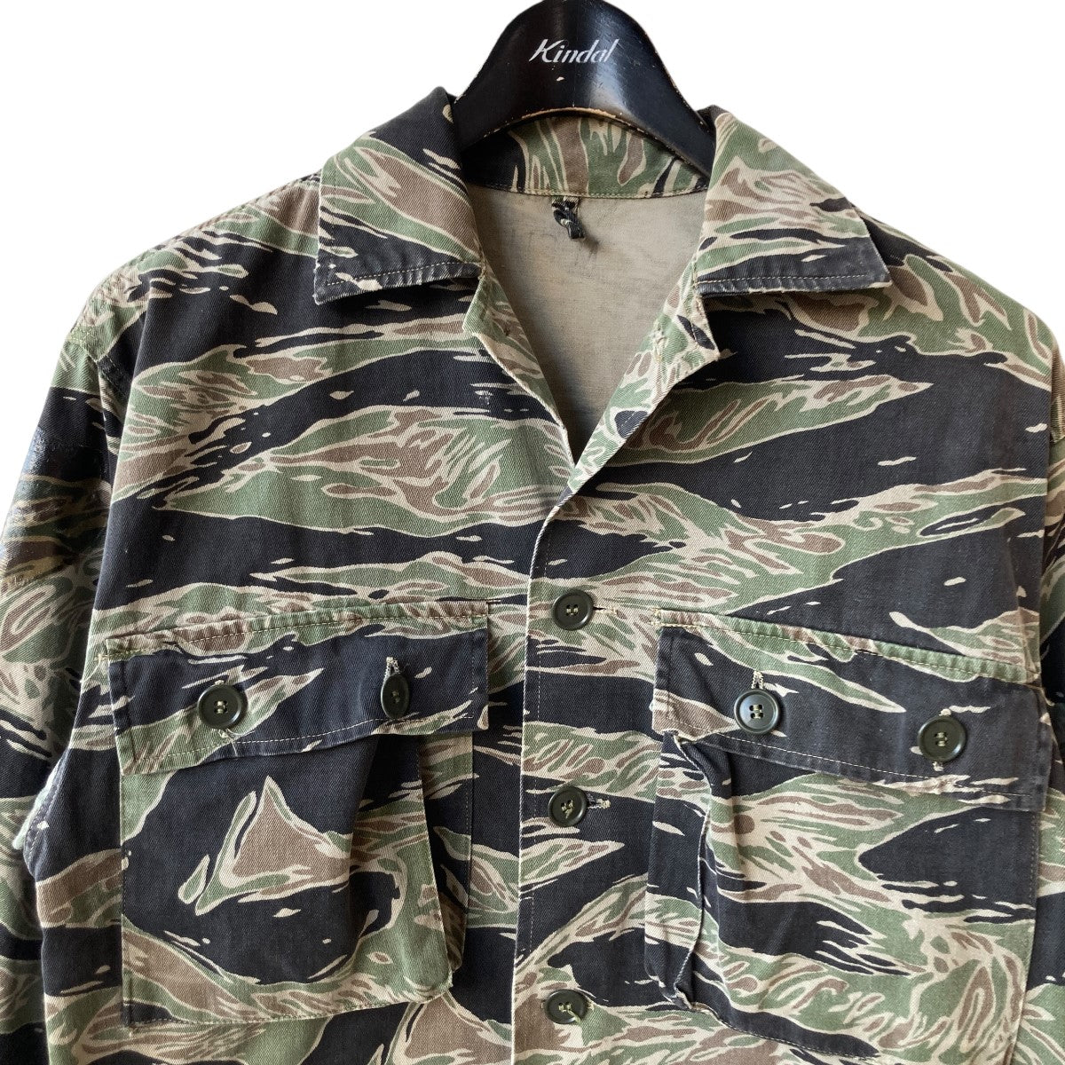 US ARMY(ユーエスアーミー) 60s TIGER STRIPE JACKET カーキ