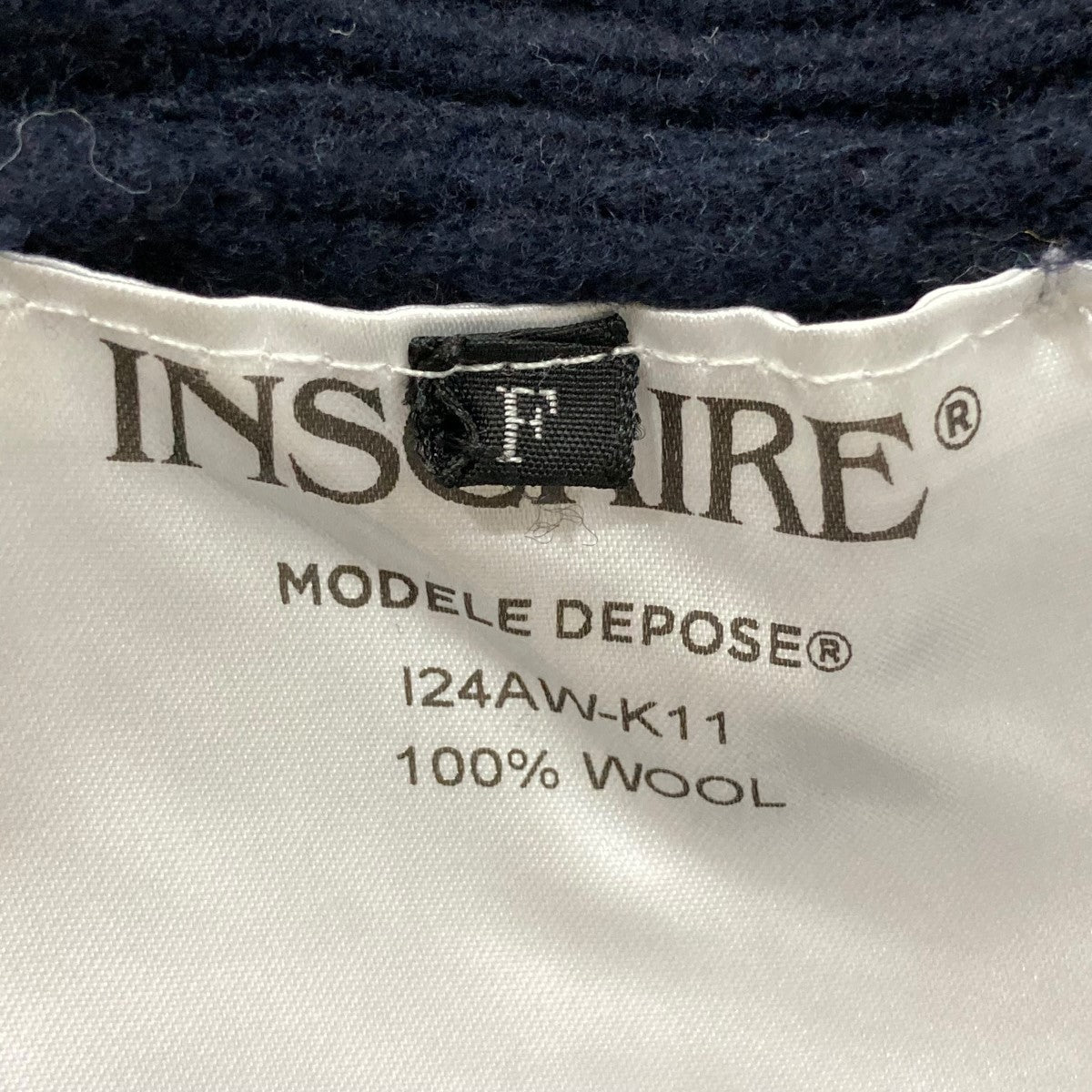 INSCRIRE(アンスクリア) Cropped Cardigan クロップドニット