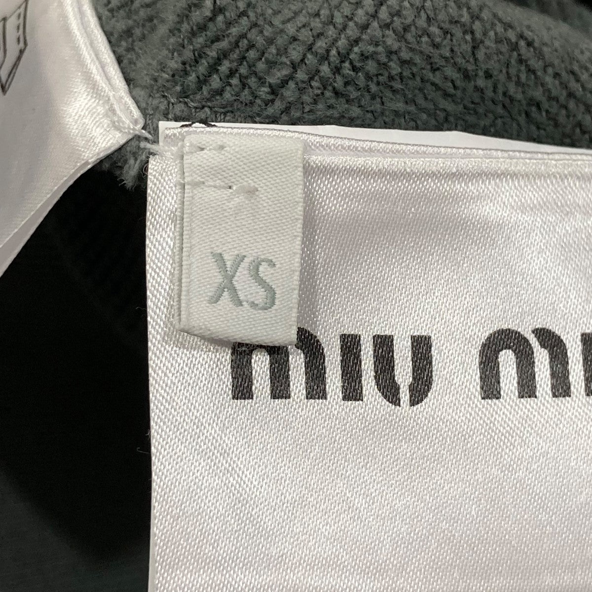 MIU MIU(ミュウミュウ) コットンフリース スウェットシャツ