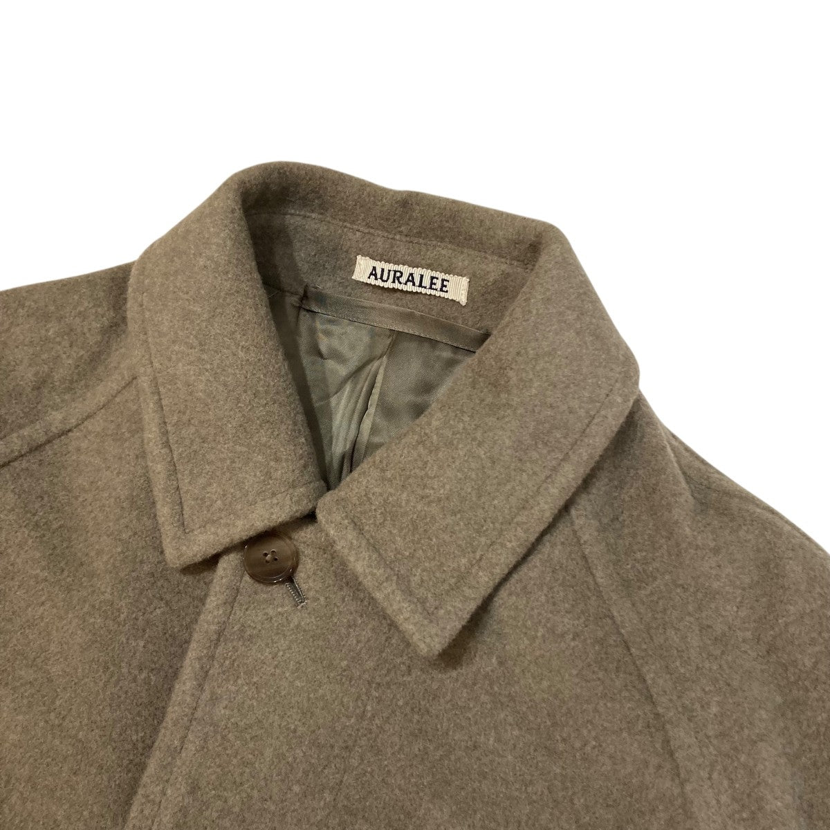 AURALEE(オーラリー) ベルト付きステンカラーコートA24AC04WM