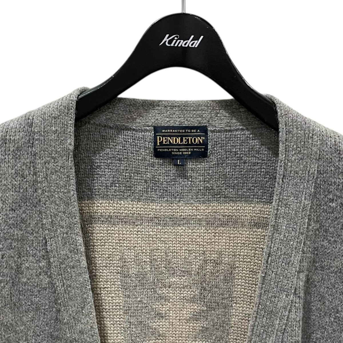 【新品】ペンドルトン/ショールカラーカーディガン　オルテガ PENDLETON(ペンドルトン) ショールニットカーディガン No Collar