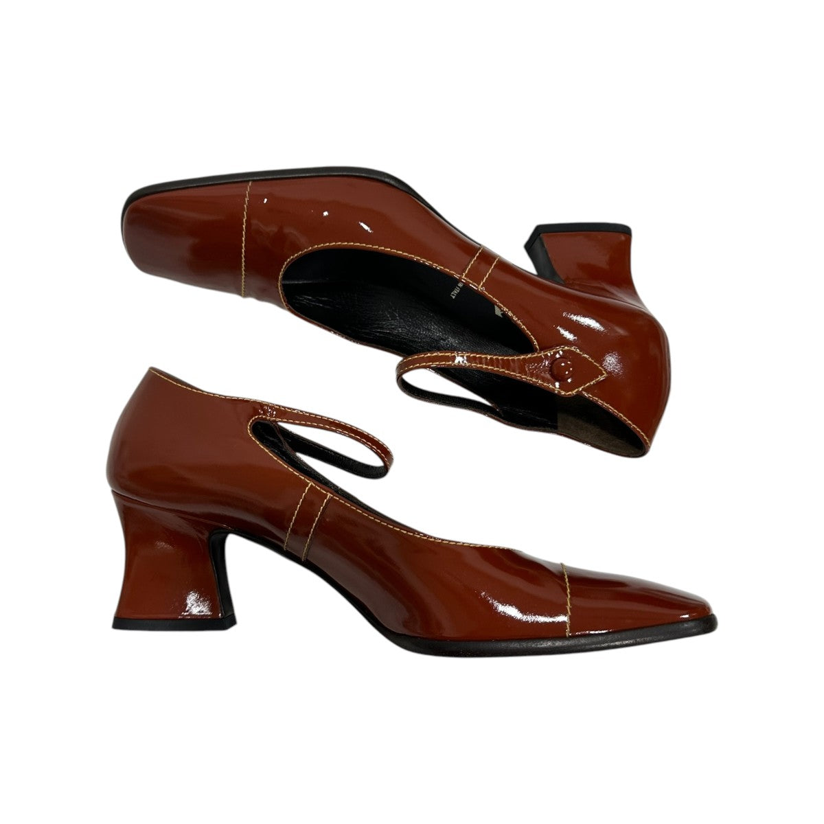 PRADA(プラダ) vintageチャンキーヒールストラップスクエトゥ