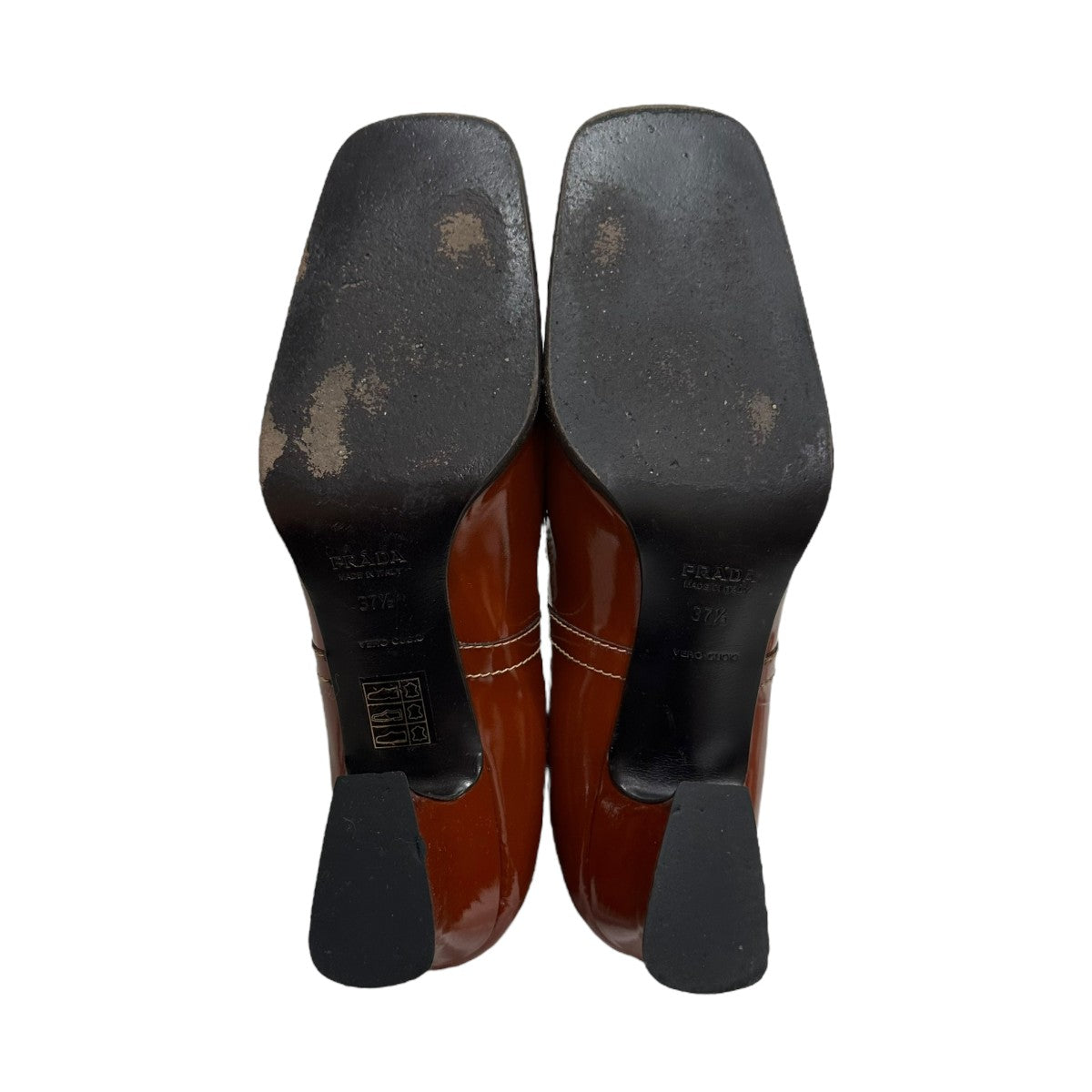 PRADA(プラダ) vintageチャンキーヒールストラップスクエトゥ