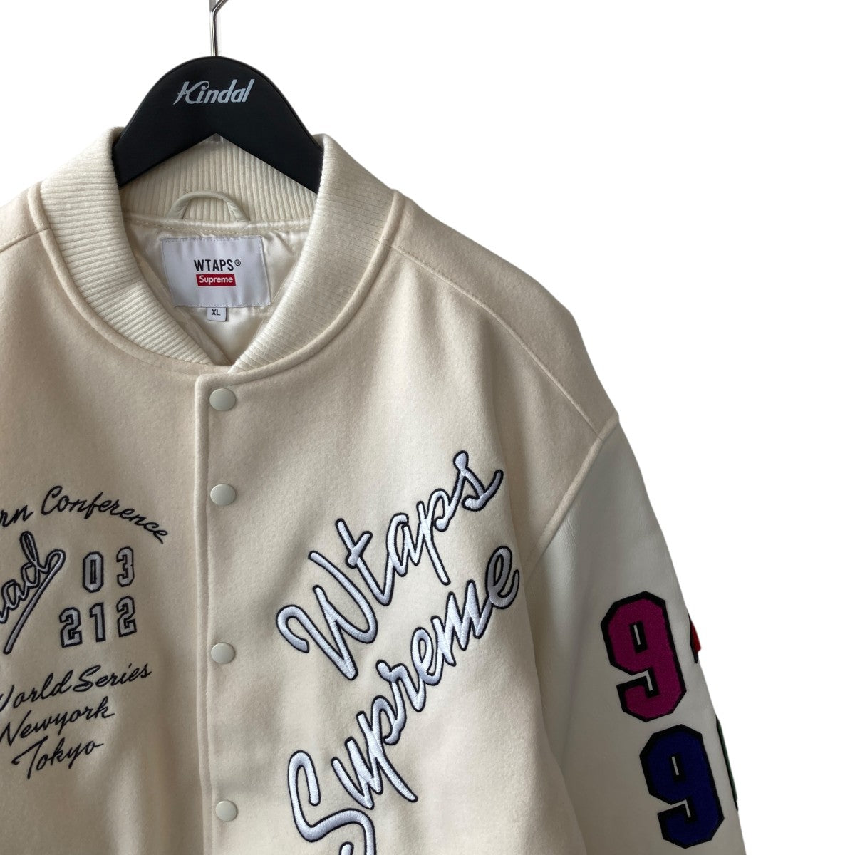 WTAPS × Supreme スタジャン Mサイズ Supreme 【期間限定特別価格】 新品 シュプリーム SUPREME x ダブル