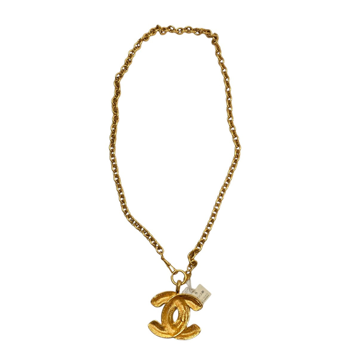 美品‼️ CHANEL シャネル　ネックレス　麦わら帽子　マトラッセ　ゴールド 美品‼️ CHANEL シャネル ネックレス 麦わら帽子 マトラッセ ゴールド