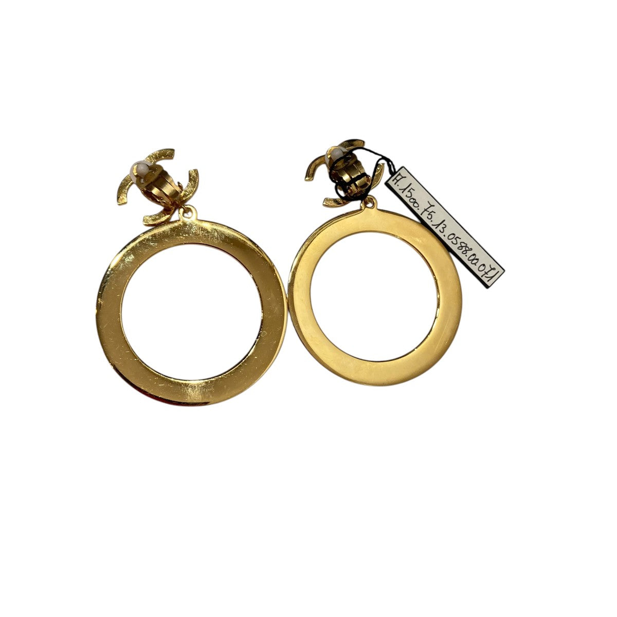 CHANEL ココマーク SWAING HOOP フープイヤリング 古着・中古-2枚目のアイテム画像