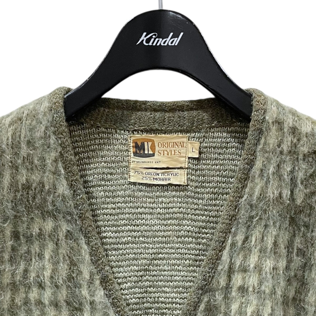 MILWAUKEE KNIT 60s ビンテージ モヘヤカーディガン 小さめ MILWAUKEE