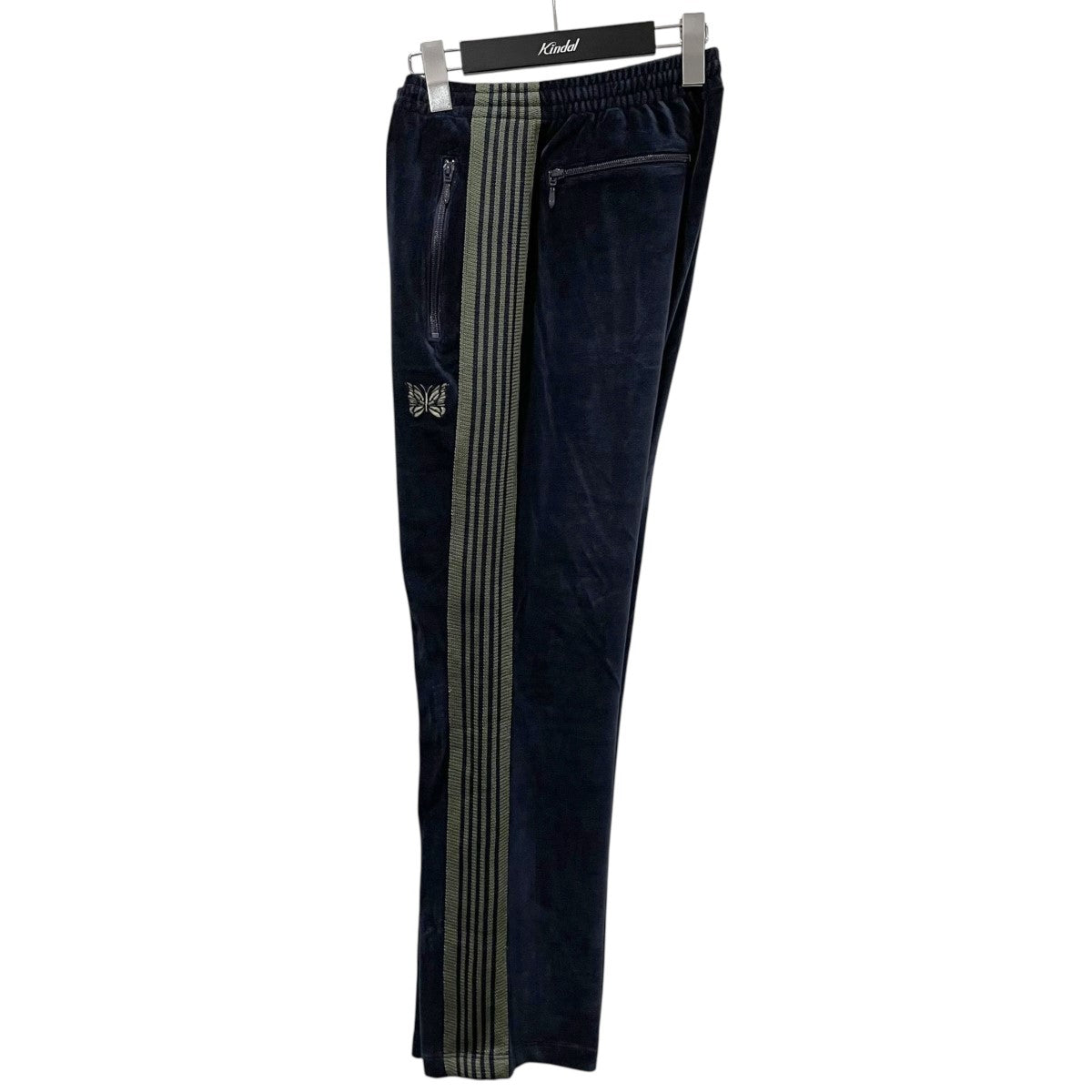 needles ナロートラックパンツ ベロア XS NEEDLES(ニードルズ) Narrow Track Pant - C/PE Velour / Black