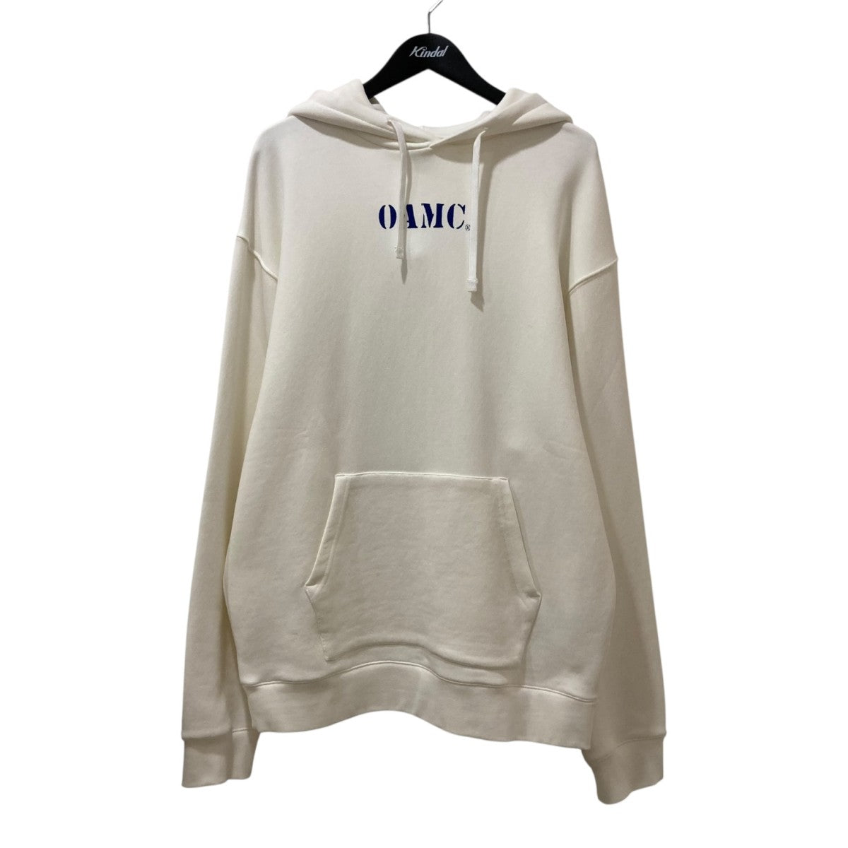 OAMC ロゴ入り ホワイト スウェットパーカー OAMC（オーエーエムシー)中古・古着オンライン通販 | Kindal