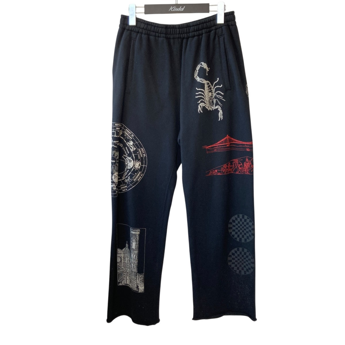 ensou． 23SSMULTI-PRINT SWEATPANTSスウェットパンツ 古着・中古-1枚目のアイテム画像