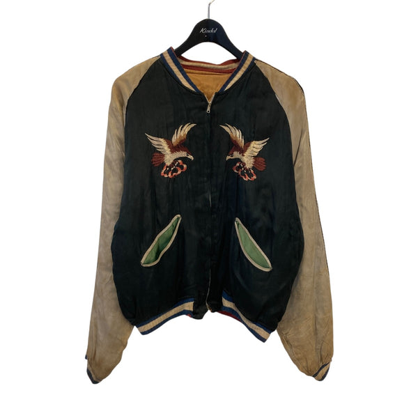 VINTAGE(ヴィンテージ) 50s JAPAN 虎×鷹スカジャン ブラック｜【公式