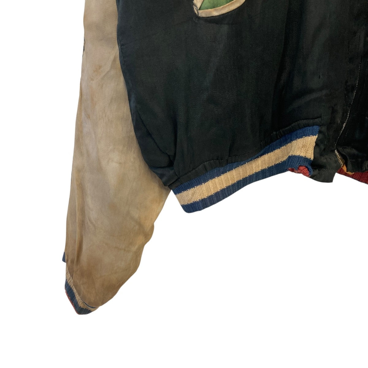 VINTAGE(ヴィンテージ) 50s JAPAN 虎×鷹スカジャン ブラック