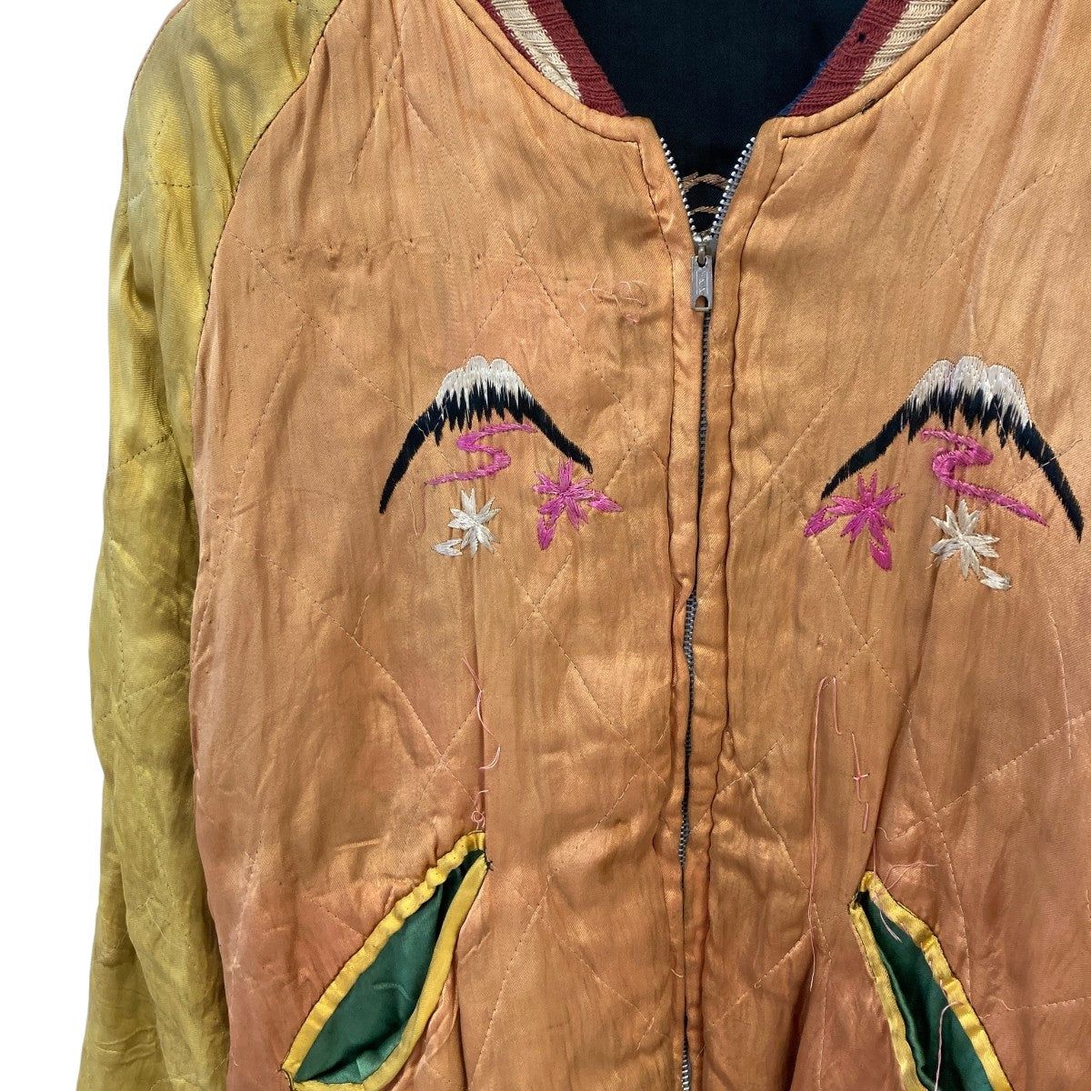 VINTAGE(ヴィンテージ) 50s JAPAN 虎×鷹スカジャン ブラック