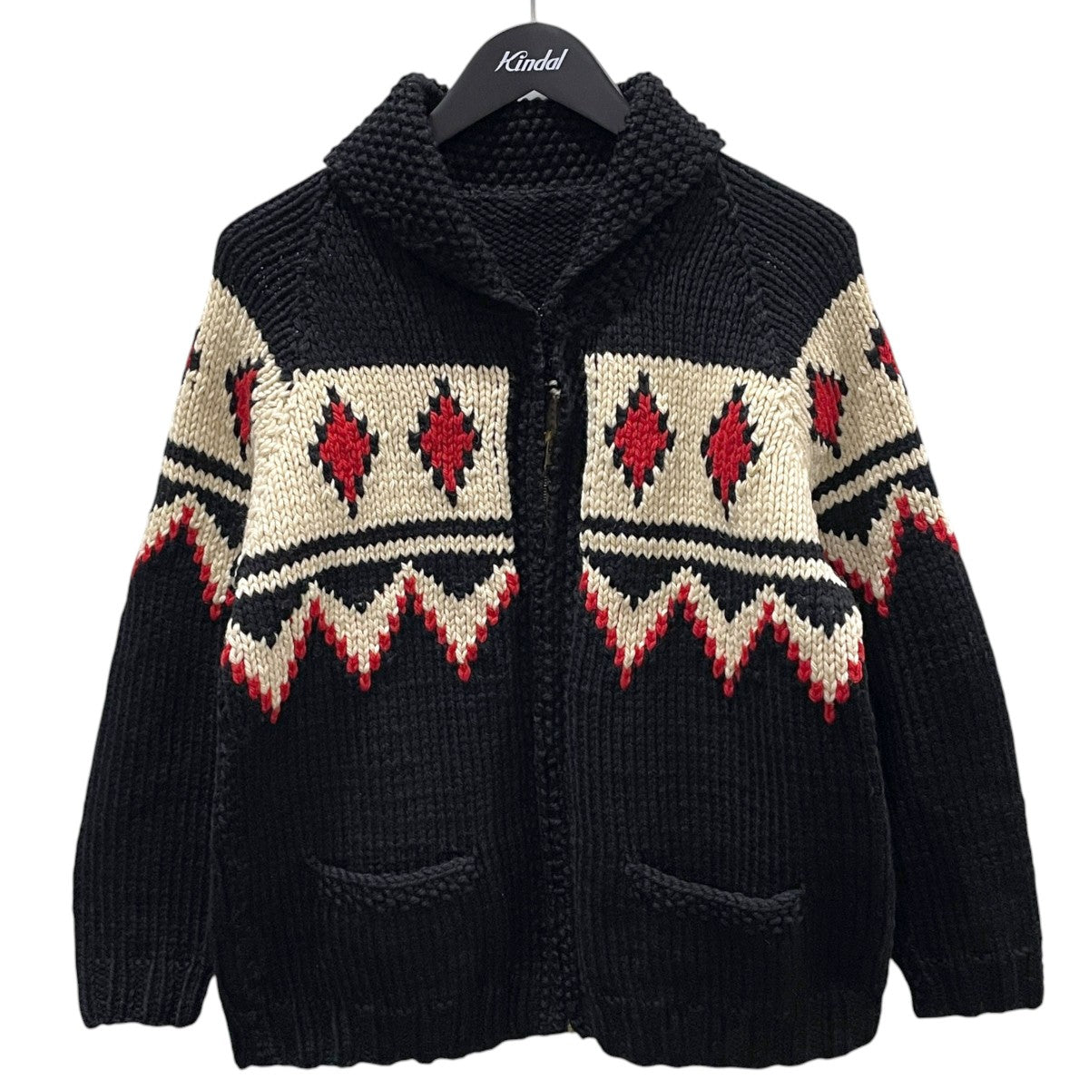 50s カウチンニットカーディガン COATS ＆ CLARK コーツ＆クラーク
