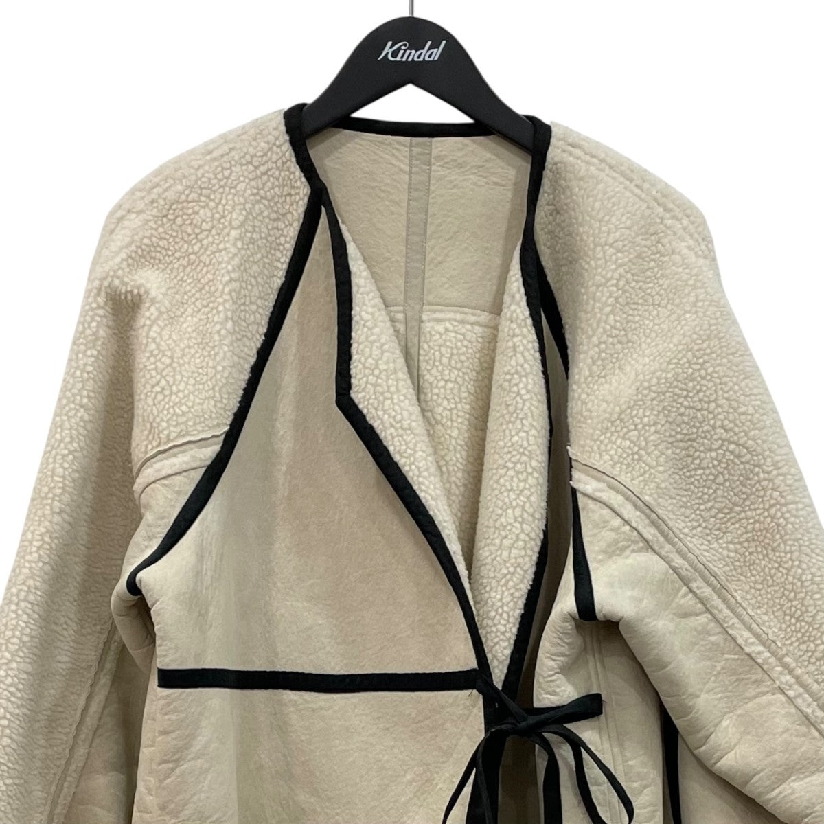 フェイクムートンノーカラーコート470DA230-6280