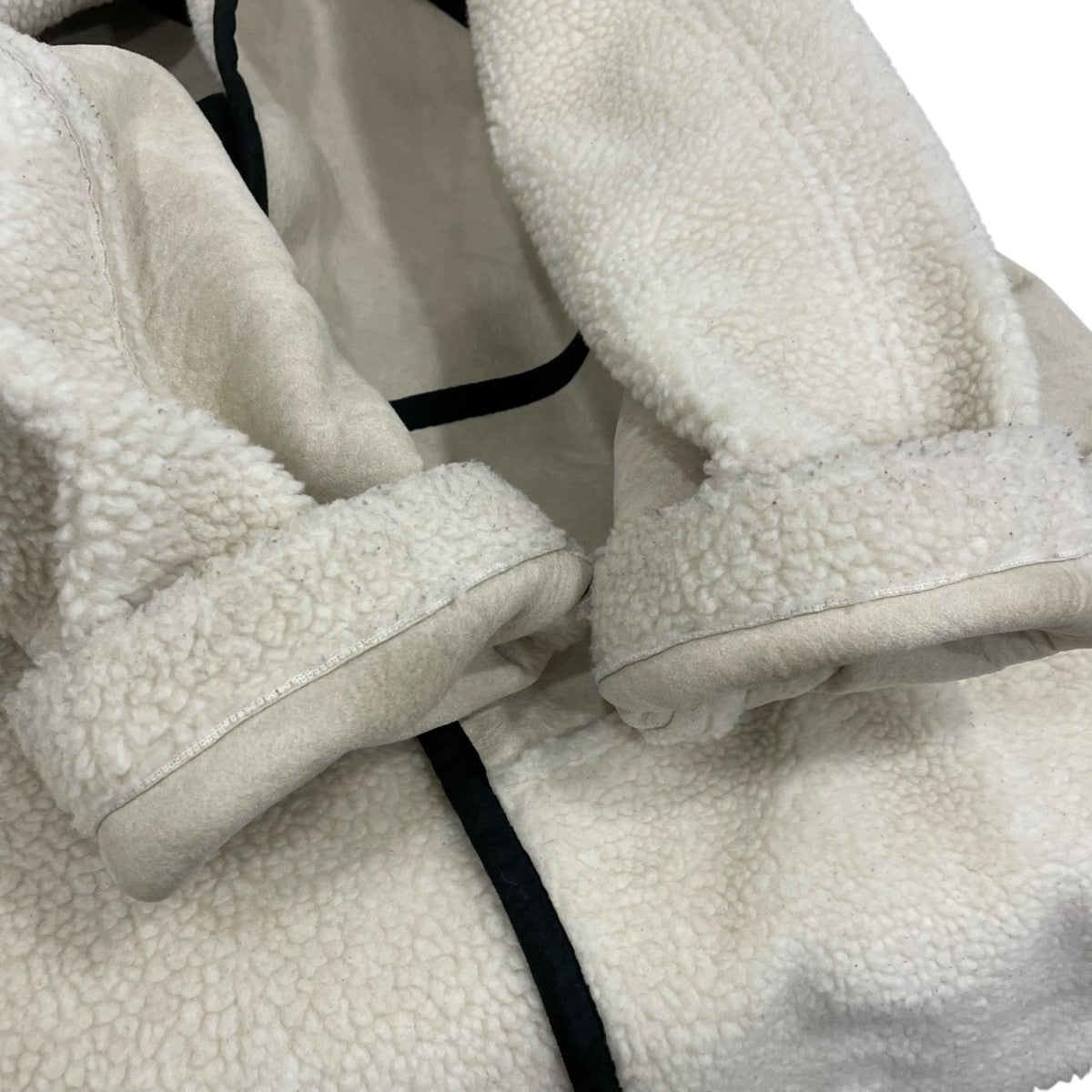 フェイクムートンノーカラーコート470DA230-6280